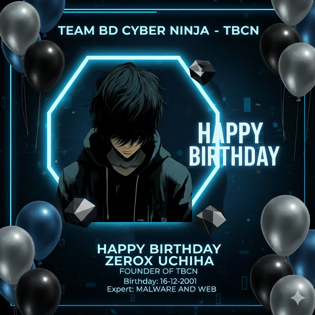 Team - Happy Birthday to Our CEO, Zerox Uchiha! 🥳 Founder of TBCN ...