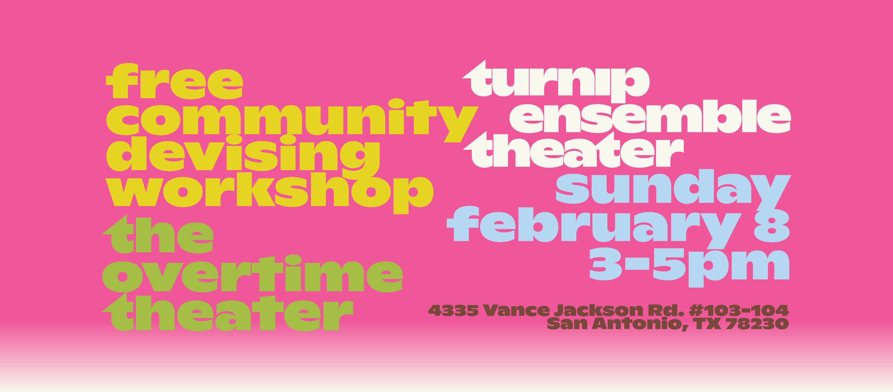 Turnip Ensemble Theater | San Antonio TX