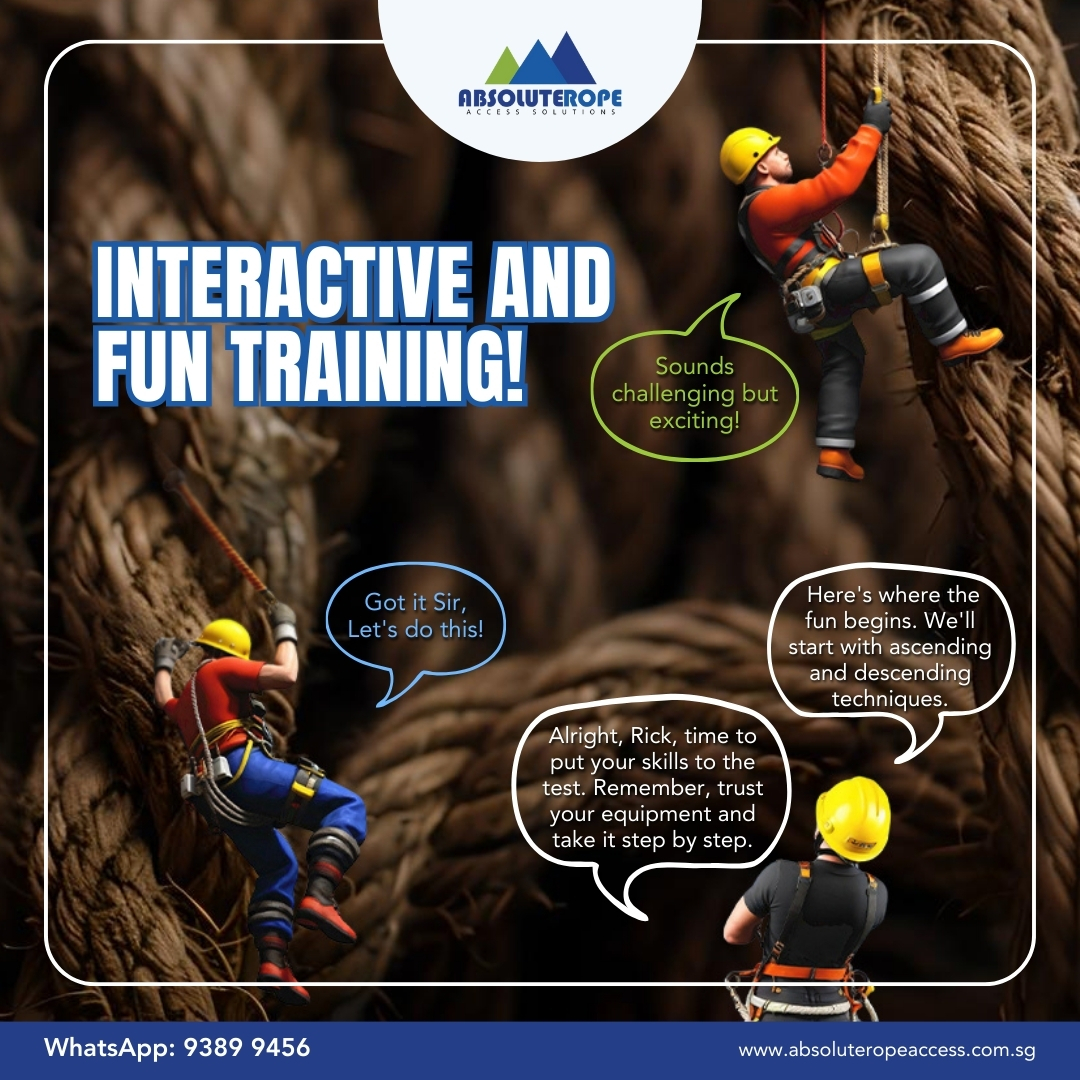 Absolute Rope Access Pte Ltd - Our courses aren't just about mastering ...