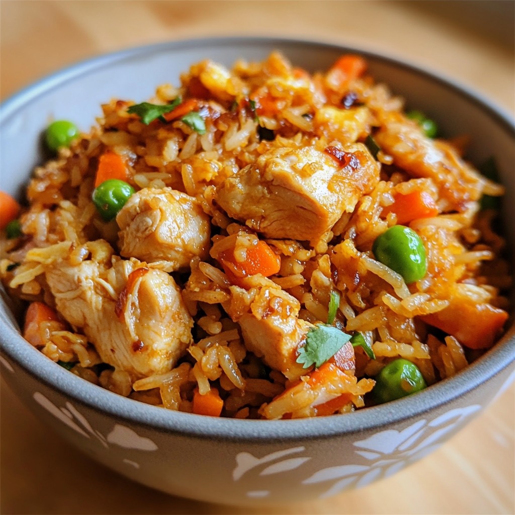Grande - Riz sauté poulet légumes façon wok 👥 4 personnes ⏱️ Temps de ...