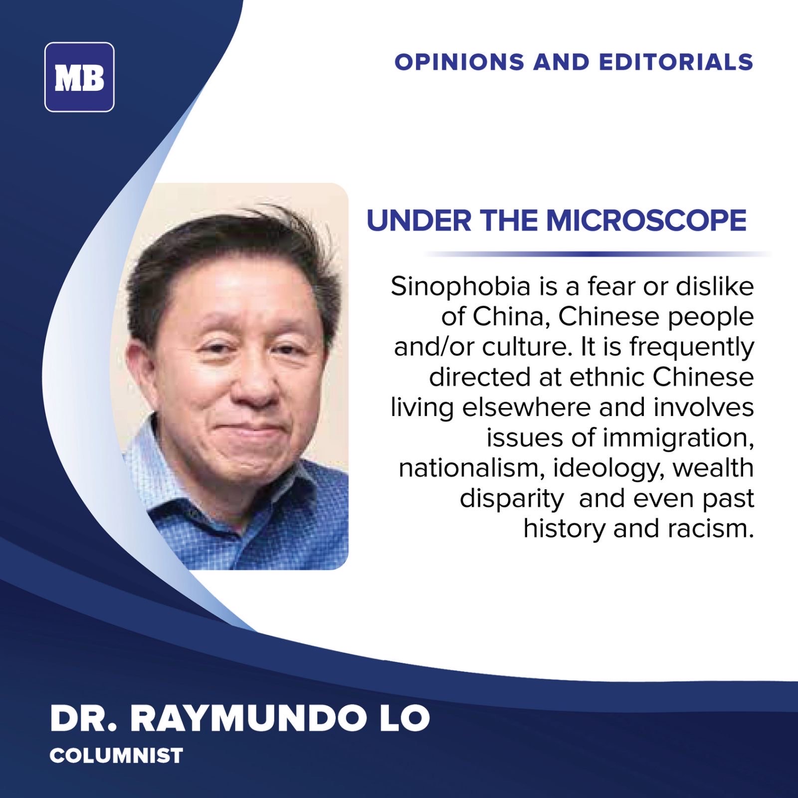 MANILA BULLETIN - A renewed nationalism isn’t bad but with... | Facebook