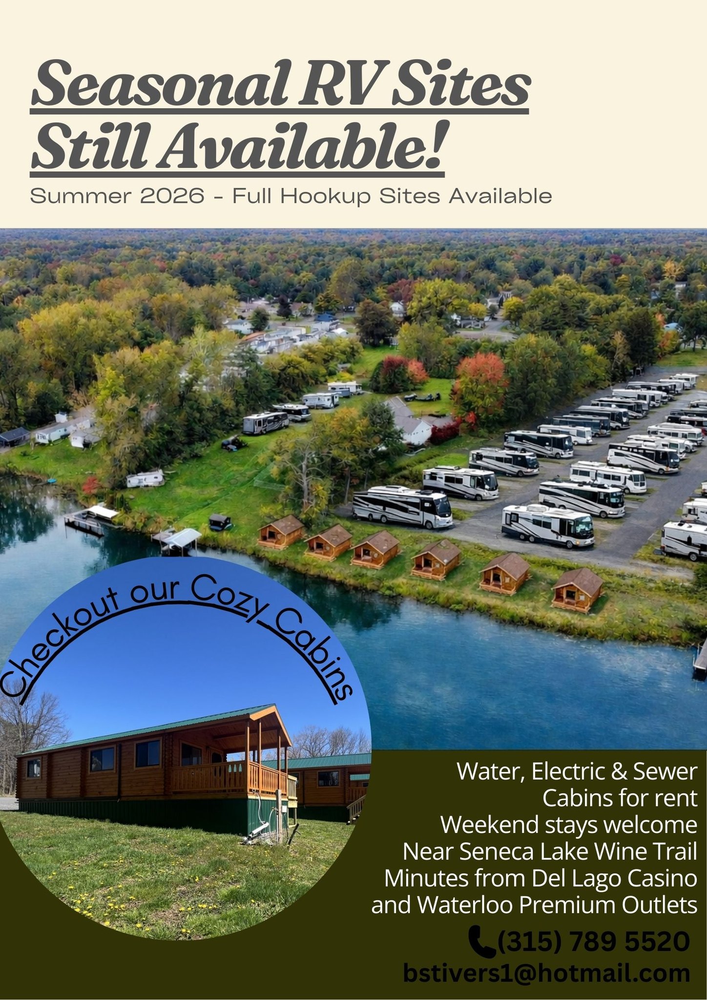 Seneca River RV Park | Waterloo NY