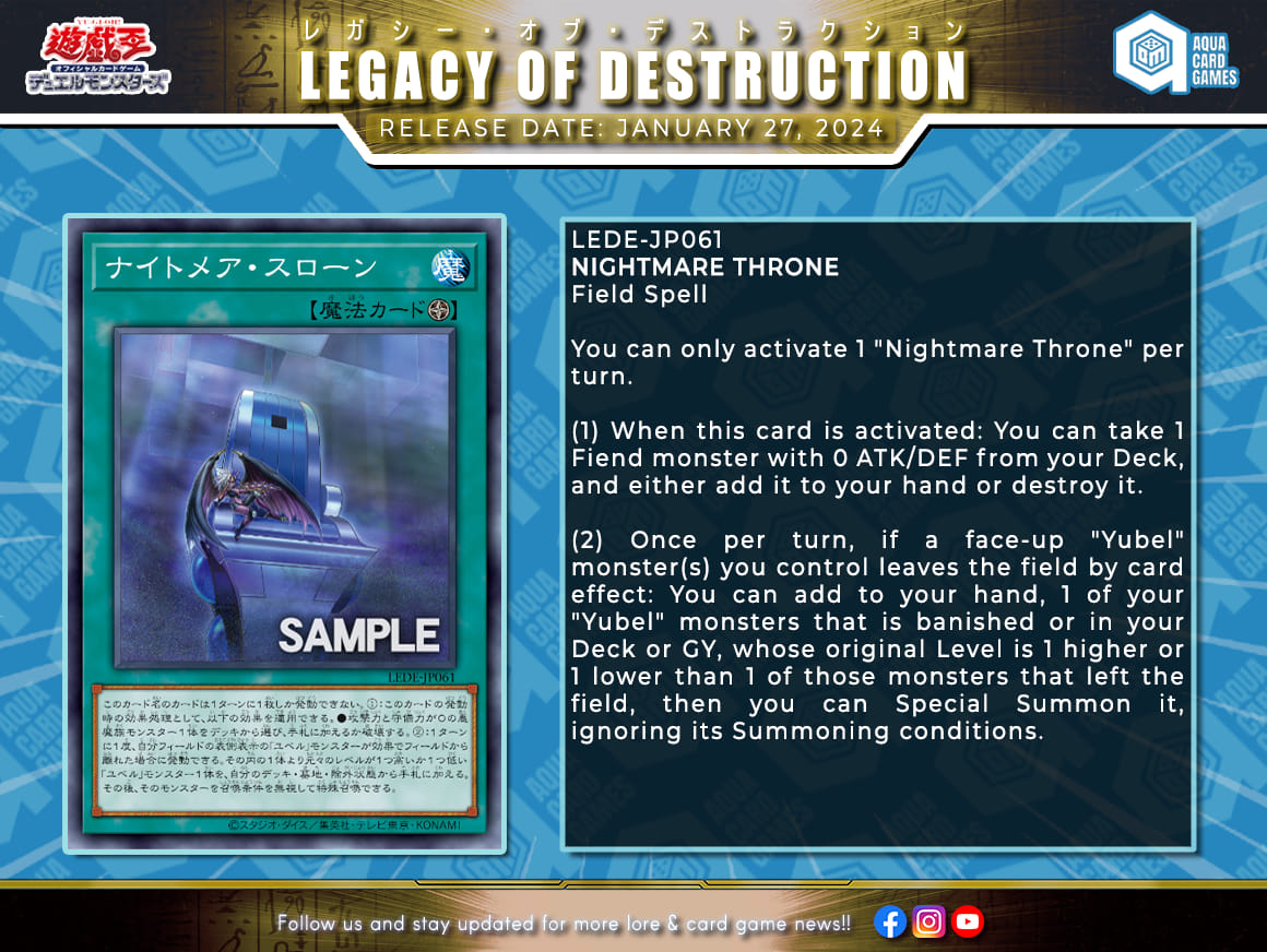 LEGACY OF DESTRUCTION OFFICIAL POSTER Release Date: January 27