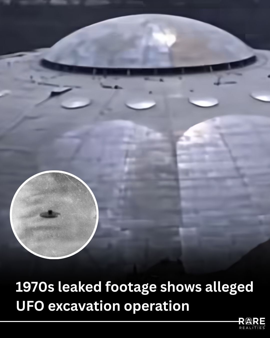 Rare - 1970s footage showing an alleged UFO excavation resurfaced ...