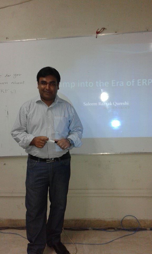 Journey to ERPs and Databases with Saleem Razzak Qureshi