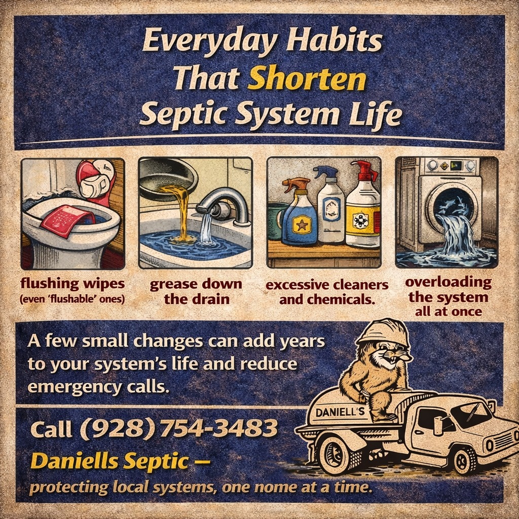 Daniell's - 🚿 “Everyday Habits That Shorten Septic System Life” Septic ...