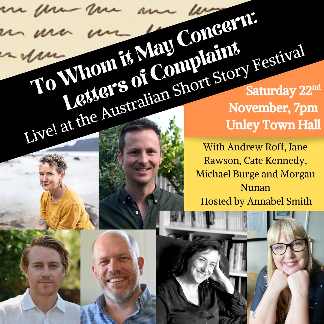 Australian - In an Australian Short Story Festival exclusive, Complaint ...