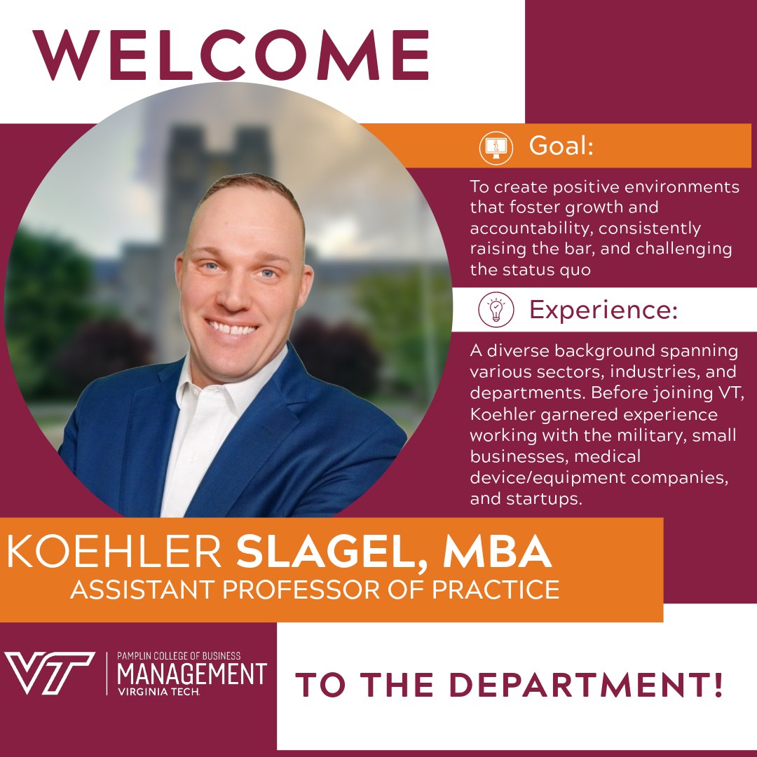 🎉 Exciting News! 🎉... - Virginia Tech Management Department | Facebook