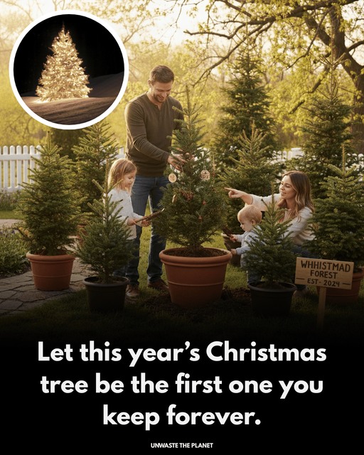 Unwaste - Each year, over 25 million real Christmas trees are harvested ...