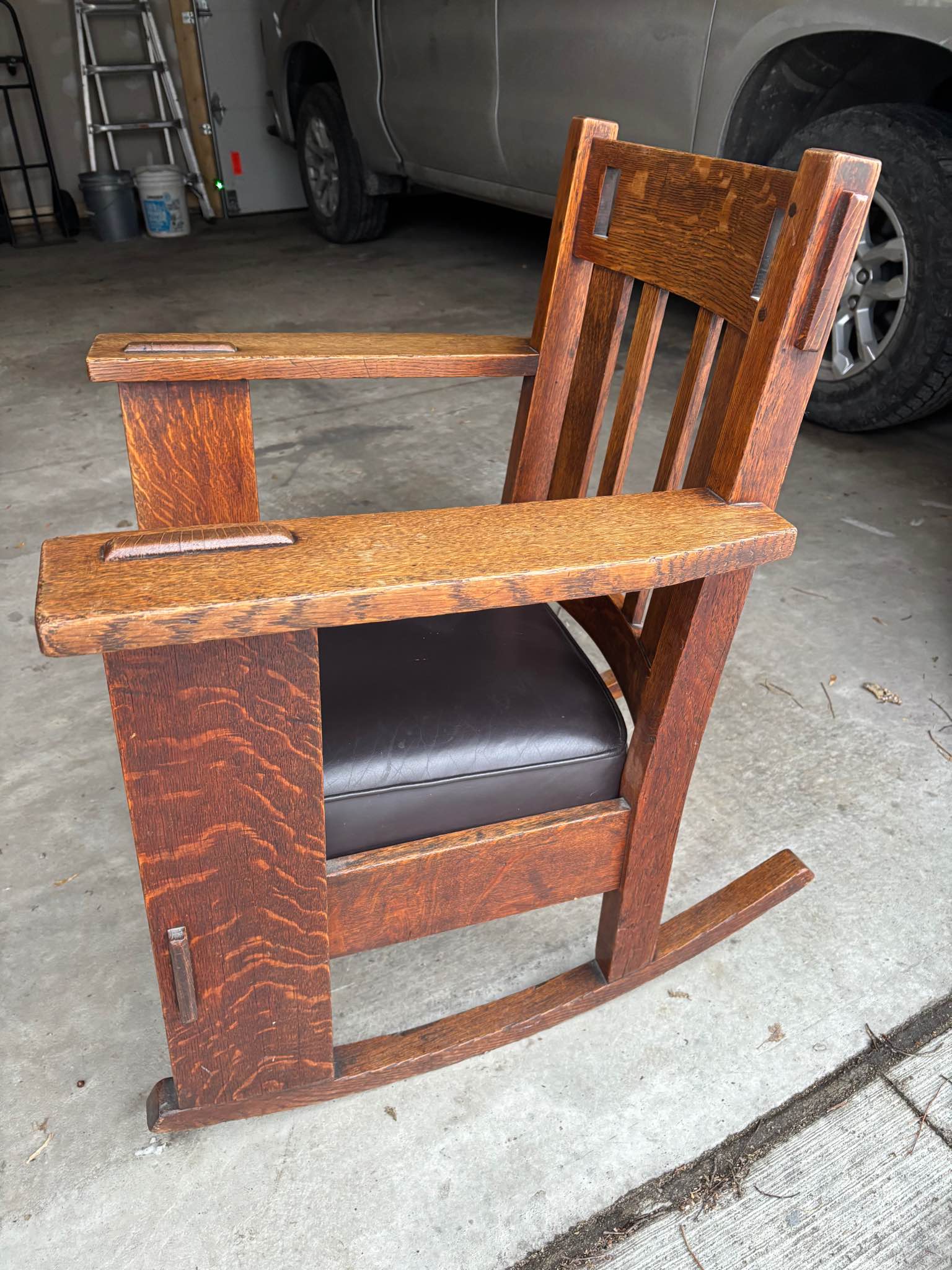 Charles Stickley Rocking Chair - Living Room Chairs - Detroit, Michigan ...