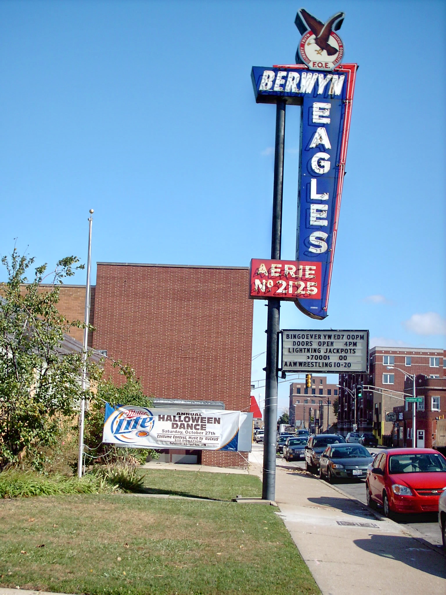 Cicero & Berwyn IL NOW & THEN. | The Berwyn Eagles Lodge on West 26th ...