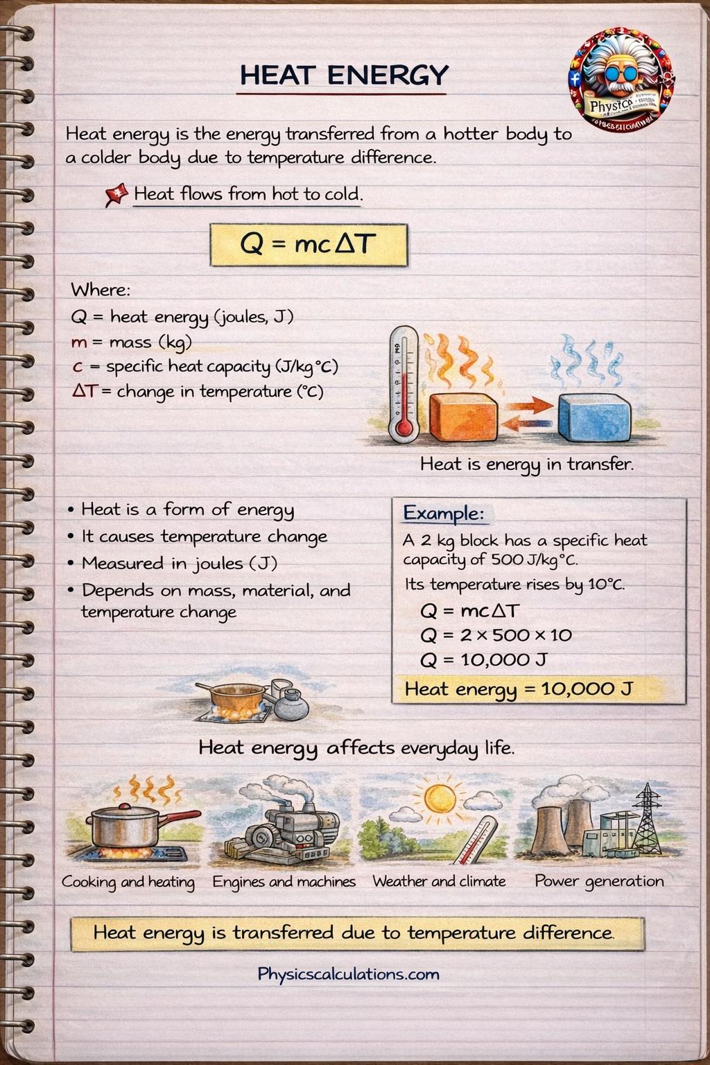 Physicscalculations - Heat Energy in Physics | Facebook