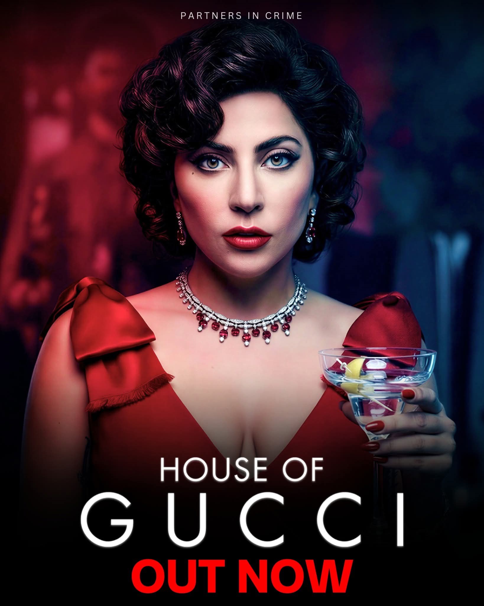 dressed in house of gucci made from selling lady gaga stars on Netflix Boutique Style Dresses