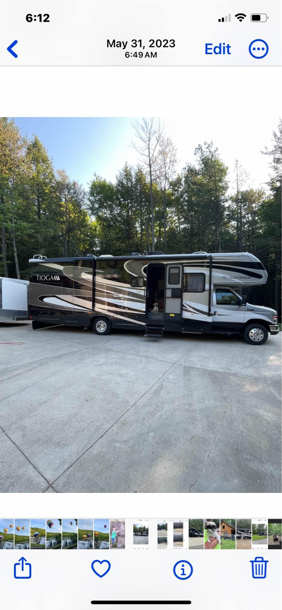 2010 Fleetwood Tioga Motor Home M31 Low Mileage On Ford F450. Class C ...