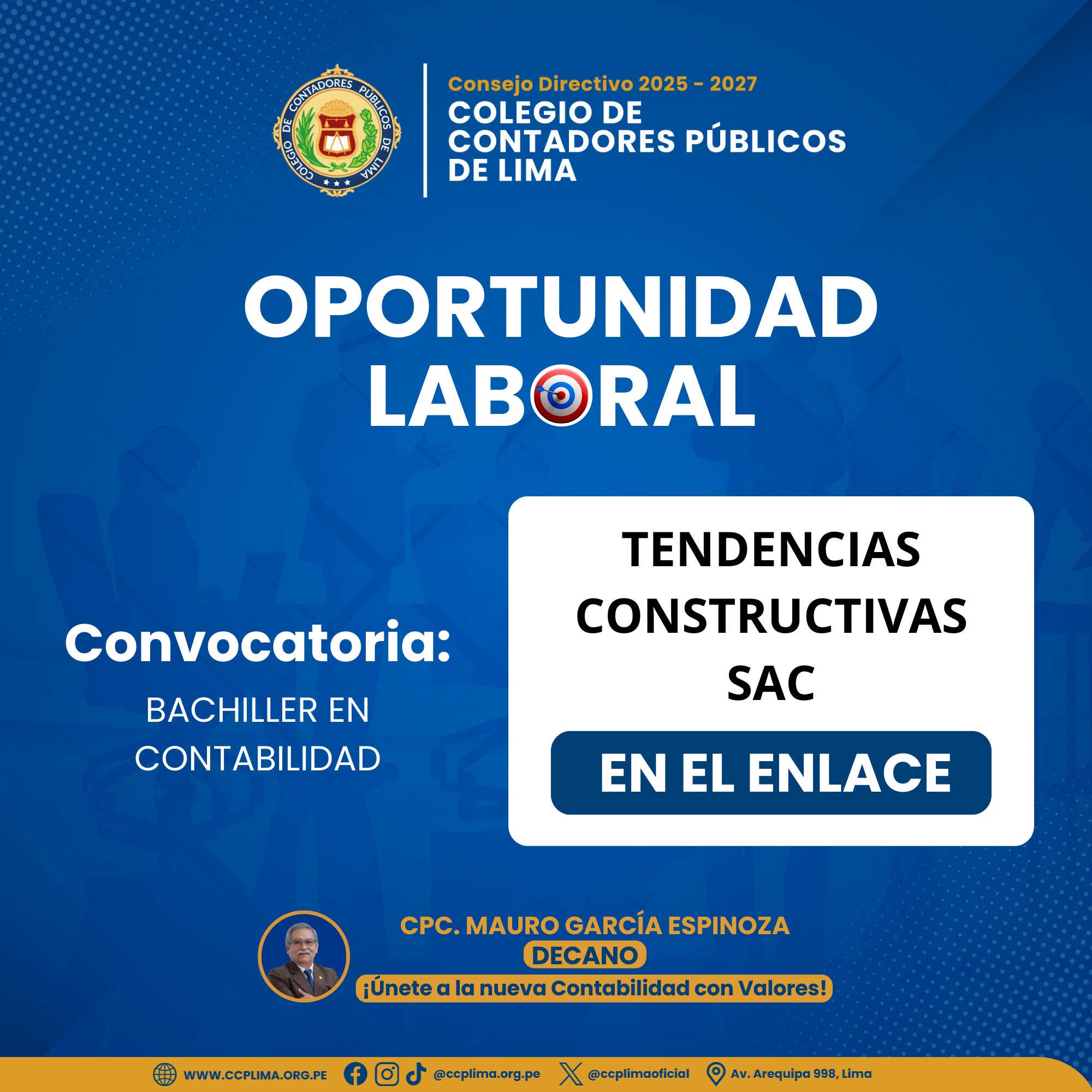Colegio de... - Colegio de Contadores Públicos de Lima