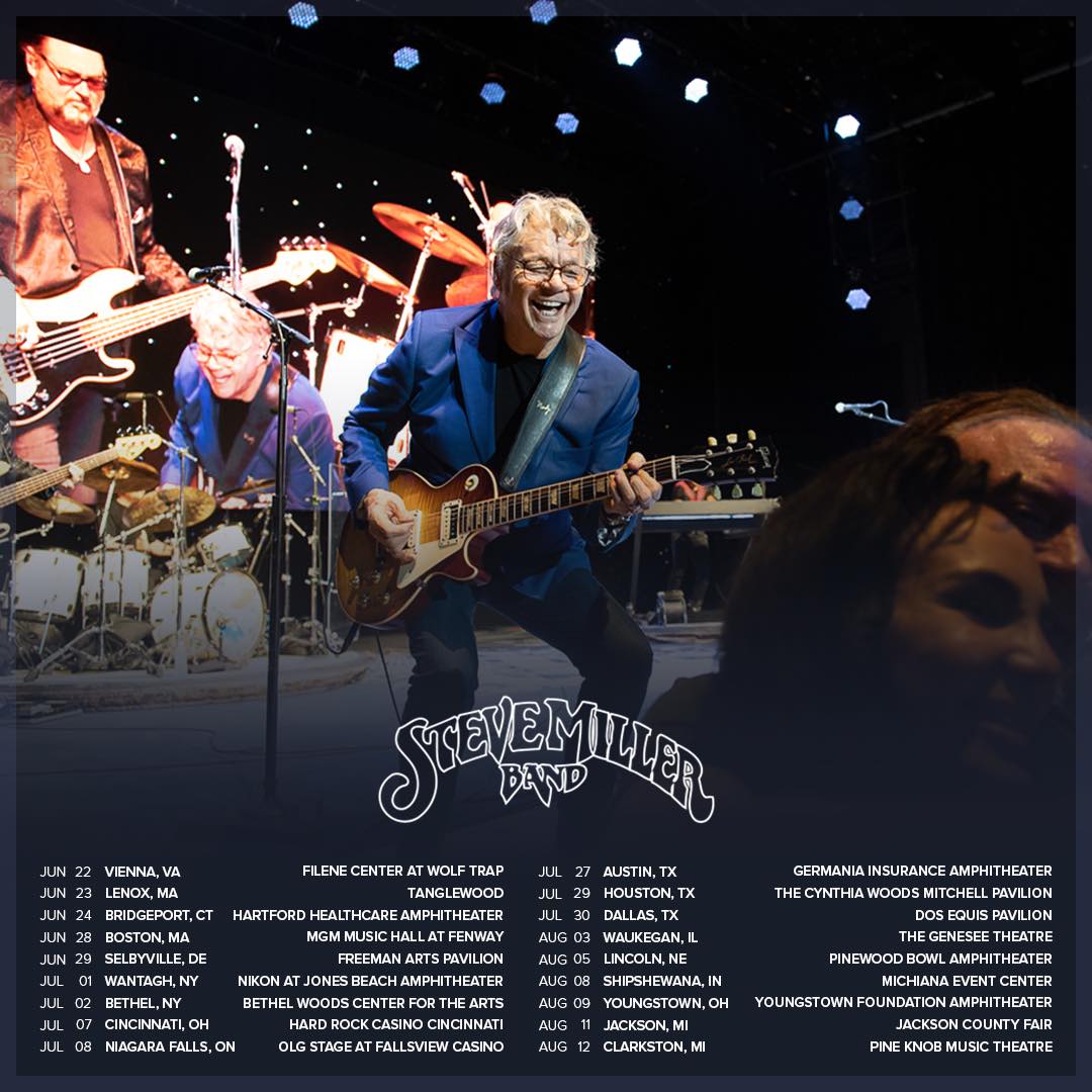Experience the Steve Miller Band live in concert this summer