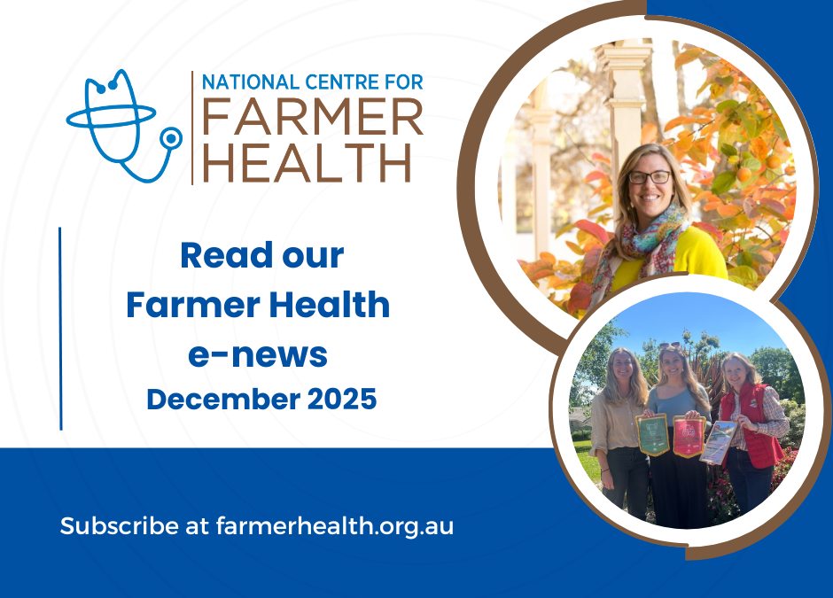 National - 🗞️ The December 2025 edition of our Farmer Health e-news is ...