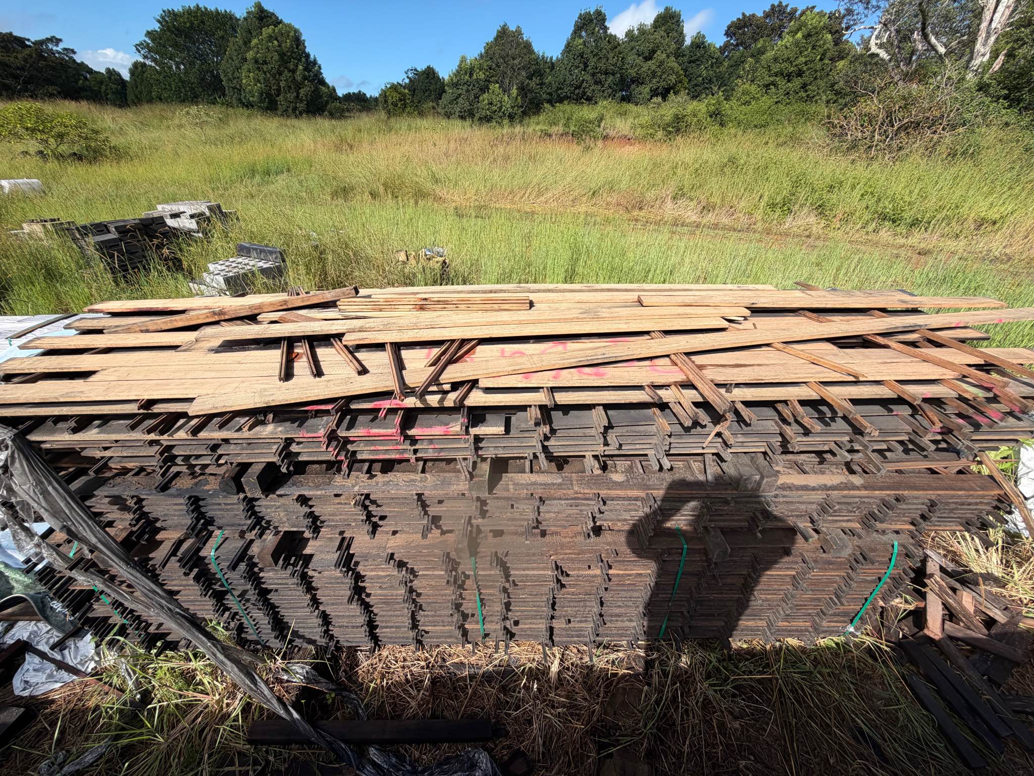 Clearing the yard TIMBER SALE! Decking - flooring - overlay - decking ...