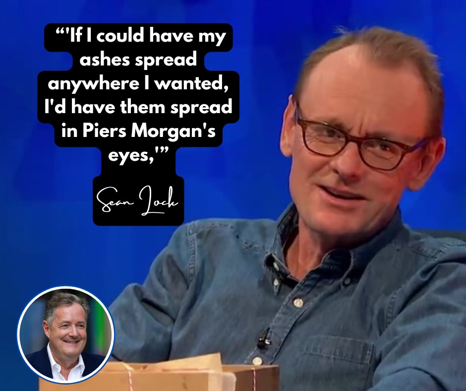 British - Sean Lock was evidently an admirer of Piers Morgan 😅 | Facebook