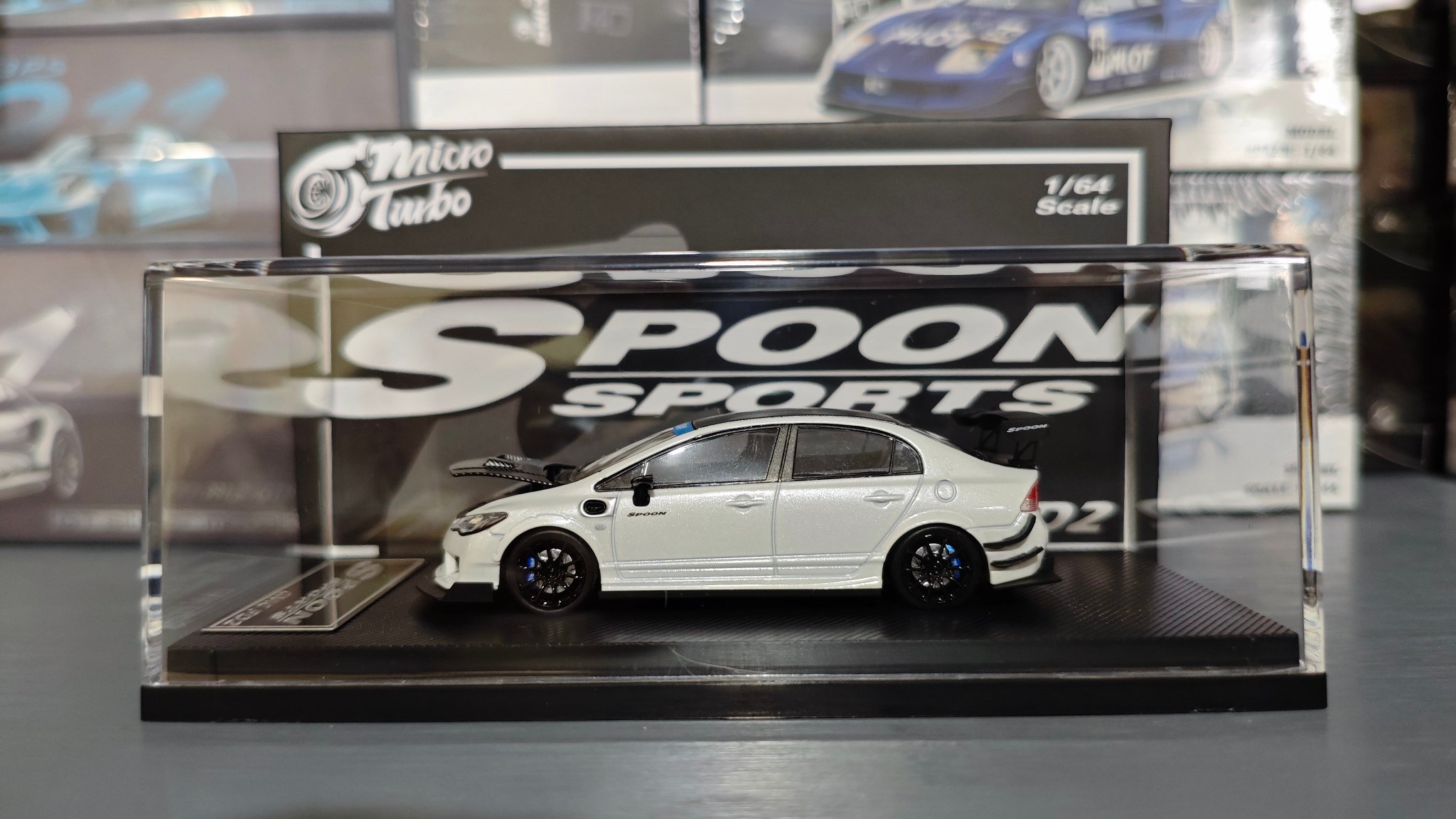True - Micro Turbo Honda Civic Fd2 Type-R Spoon Diecast 1:64, brand new ...