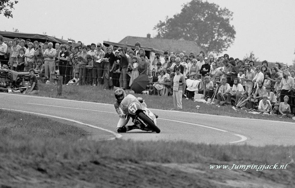 Jack Middelburg racing at 1983 Grand Prix of Belgium