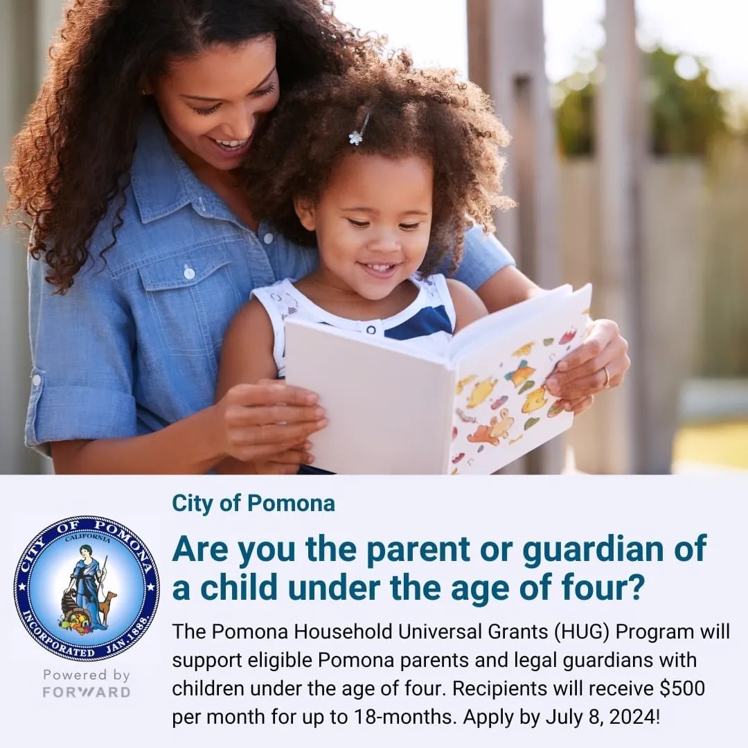 Pomona - @cityofpomona 📣 Pomona Household Universal Grant (HUG) Program ...