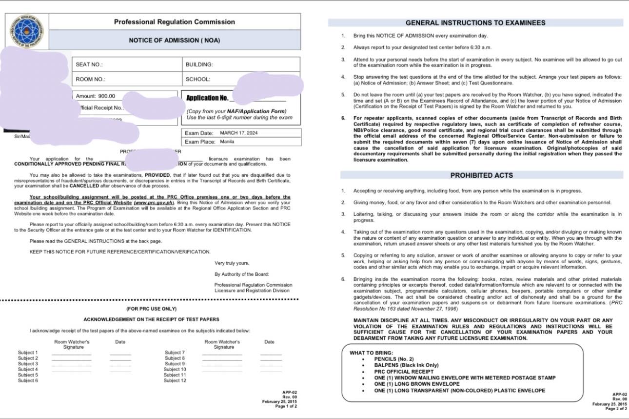 PRC Board Exam Updates 2026 | Sa mga retakers po pano po yung pagprint ...