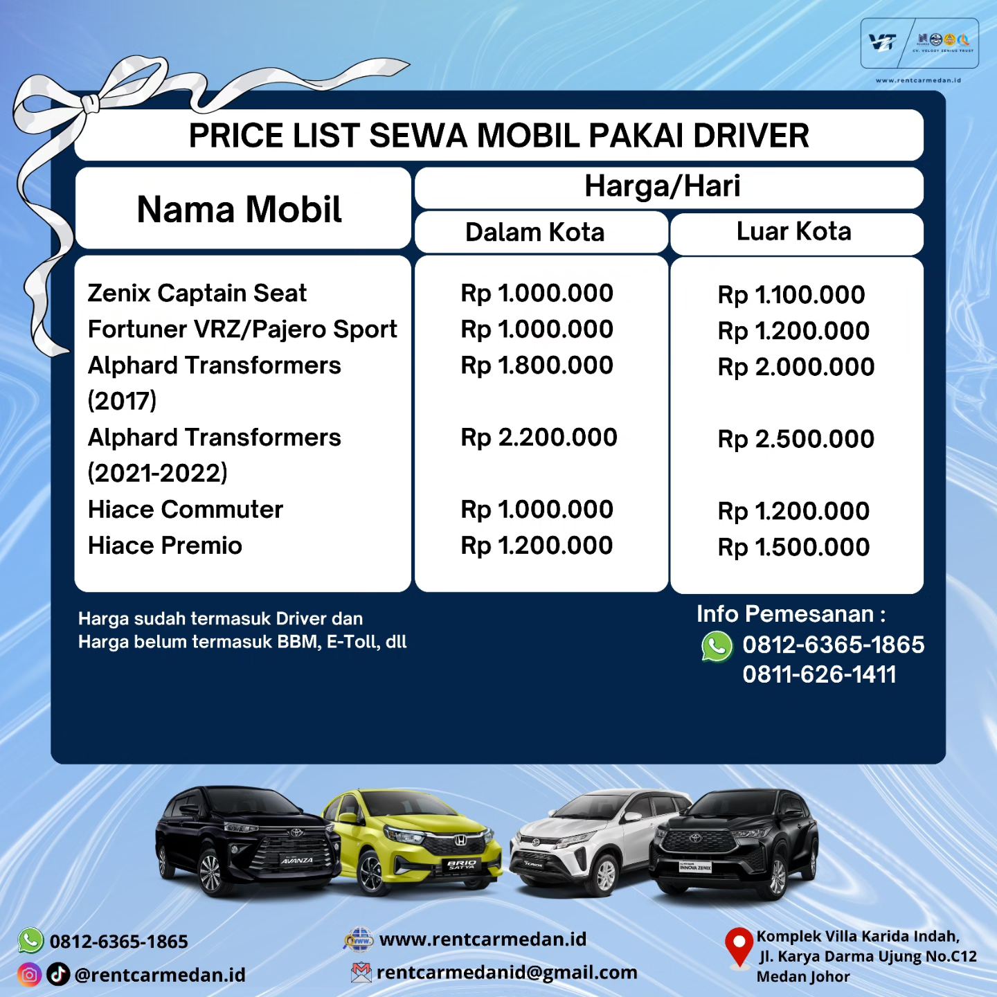 Sewa Mobil Medan | Medan