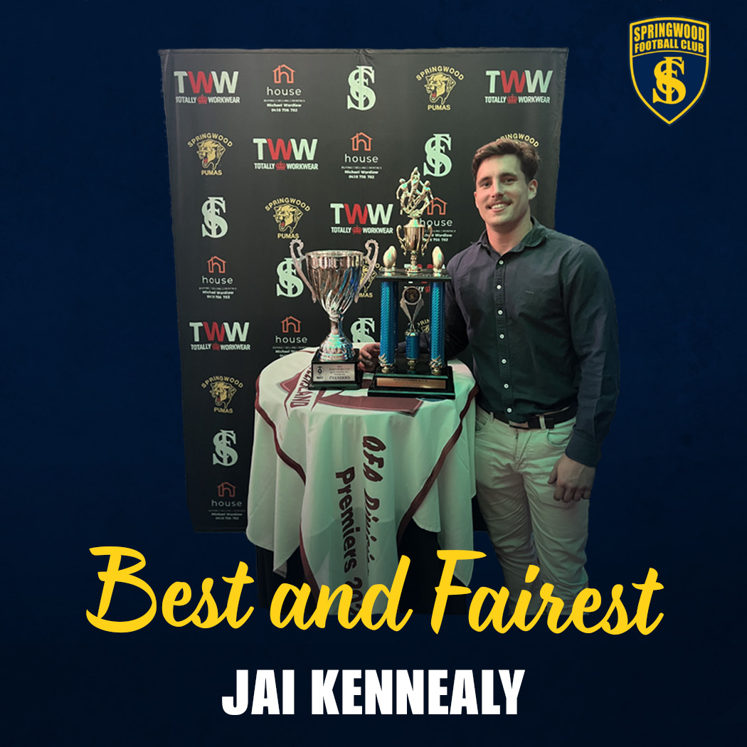 🏆 2023 SENIOR BEST... - Springwood Australian Football Club | Facebook