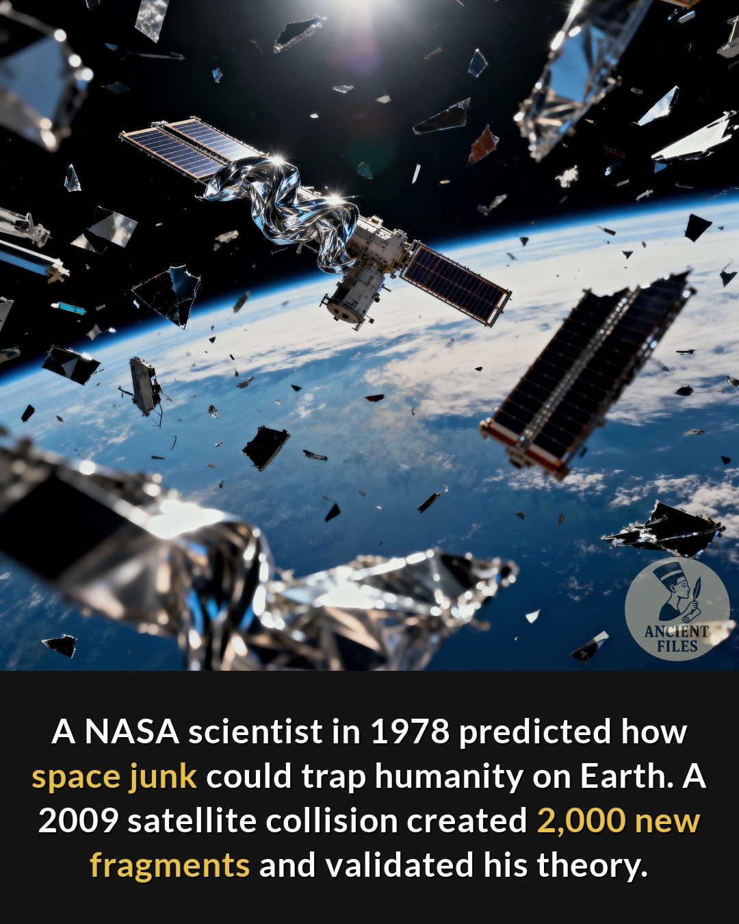 Ancient - In 1978, NASA scientist Donald Kessler predicted how orbiting ...
