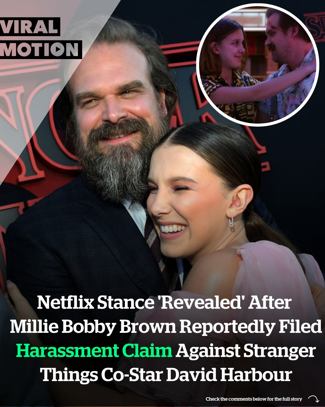 Viral - Millie reportedly filed a formal complaint against her onscreen ...