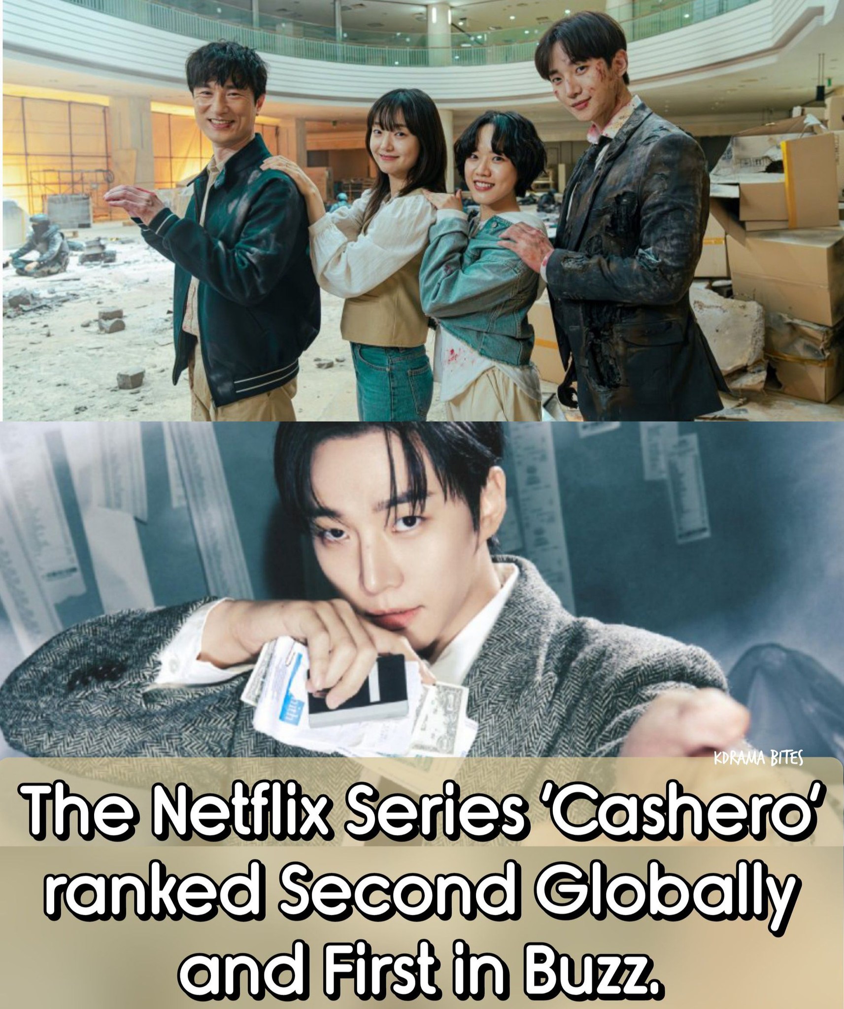 𝐤𝐝𝐫𝐚𝐦𝐚 𝐛𝐢𝐭𝐞𝐬 - 'Cashero' topped the Netflix Korea Top 10... | Facebook