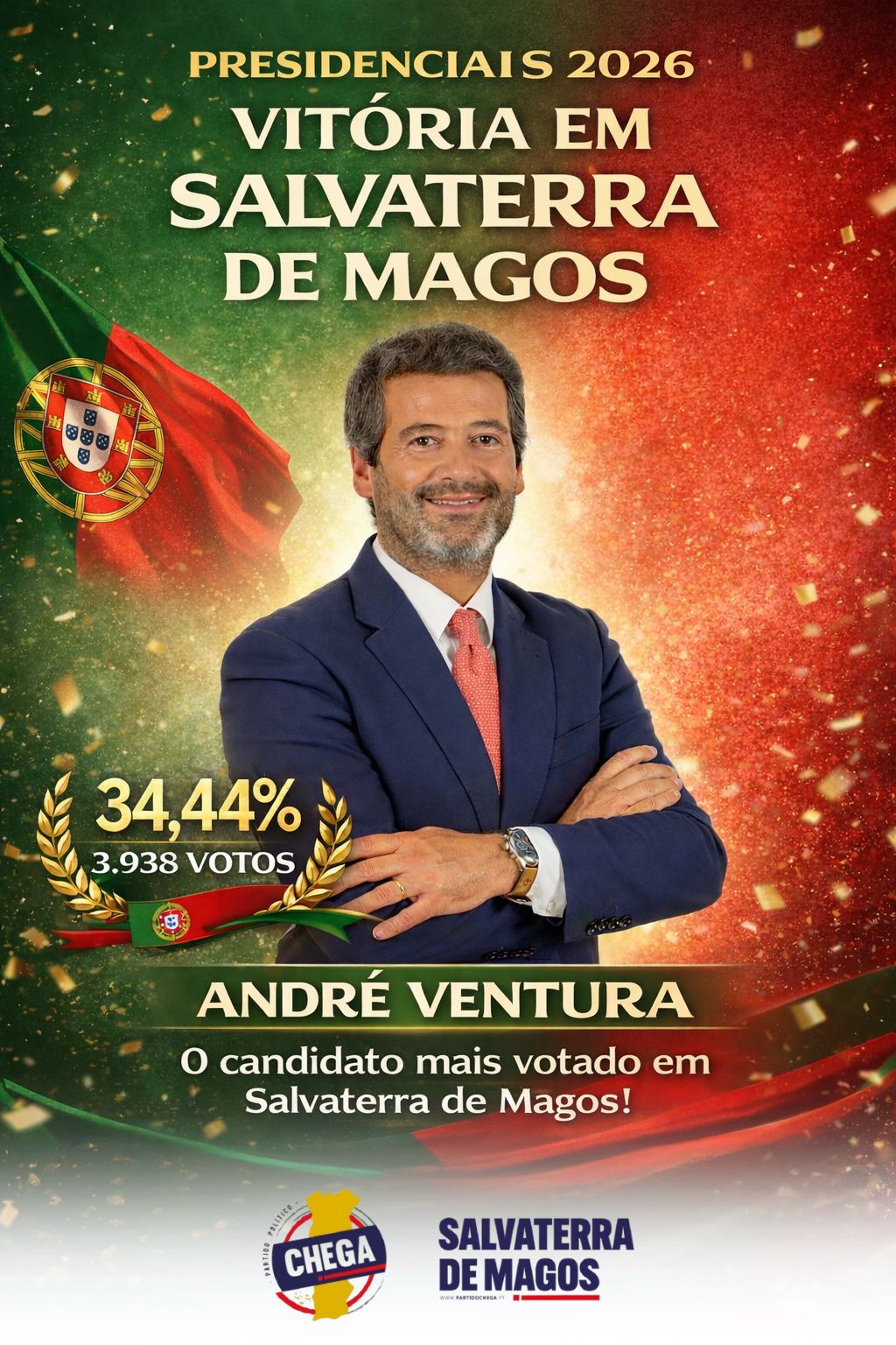 CHEGA - 🇵🇹 PRESIDENCIAIS 2026 | SALVATERRA DE MAGOS 🇵🇹 O concelho de ...