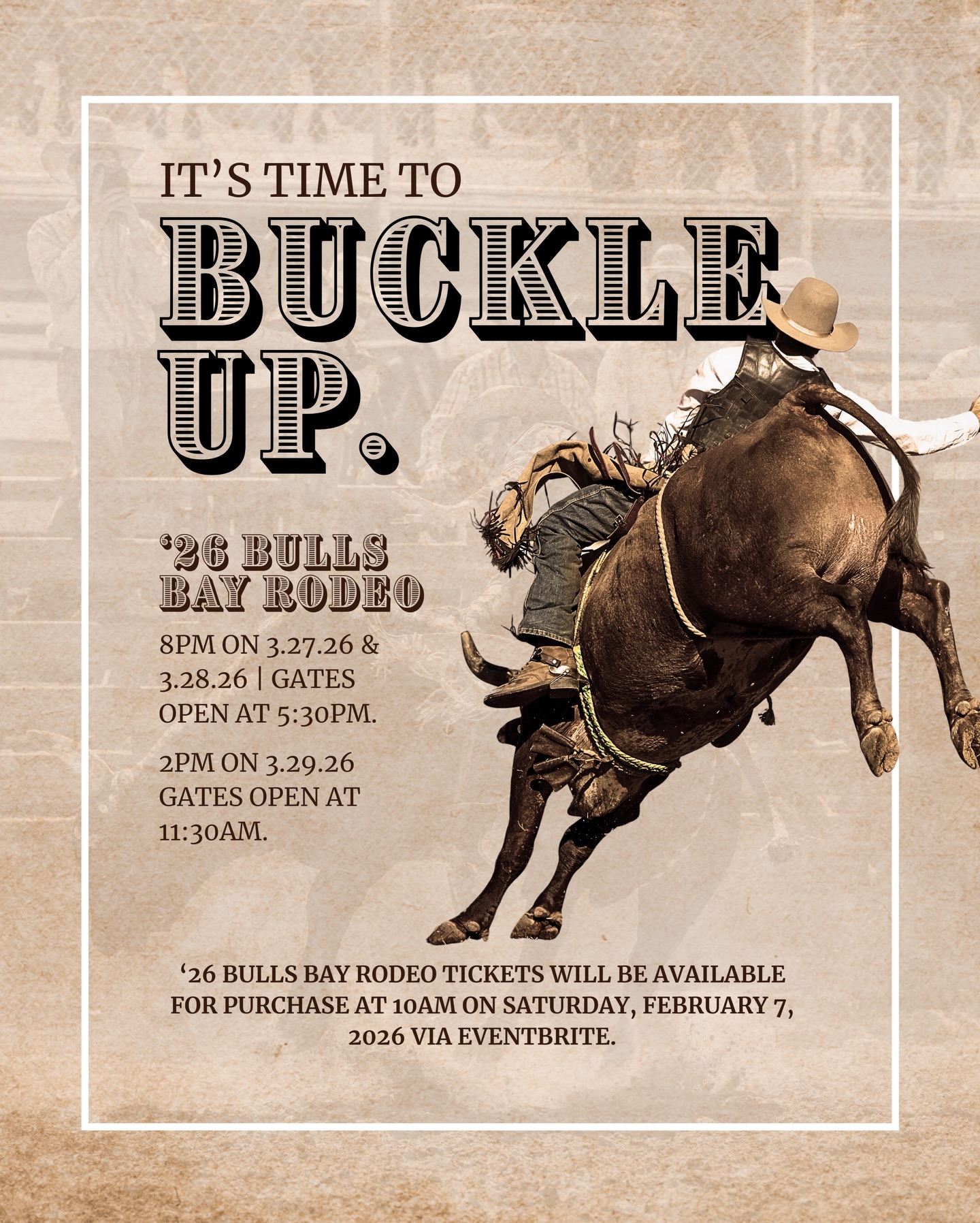 The Bulls - Tickets for the ’26 Bulls Bay Rodeo go on sale Saturday ...