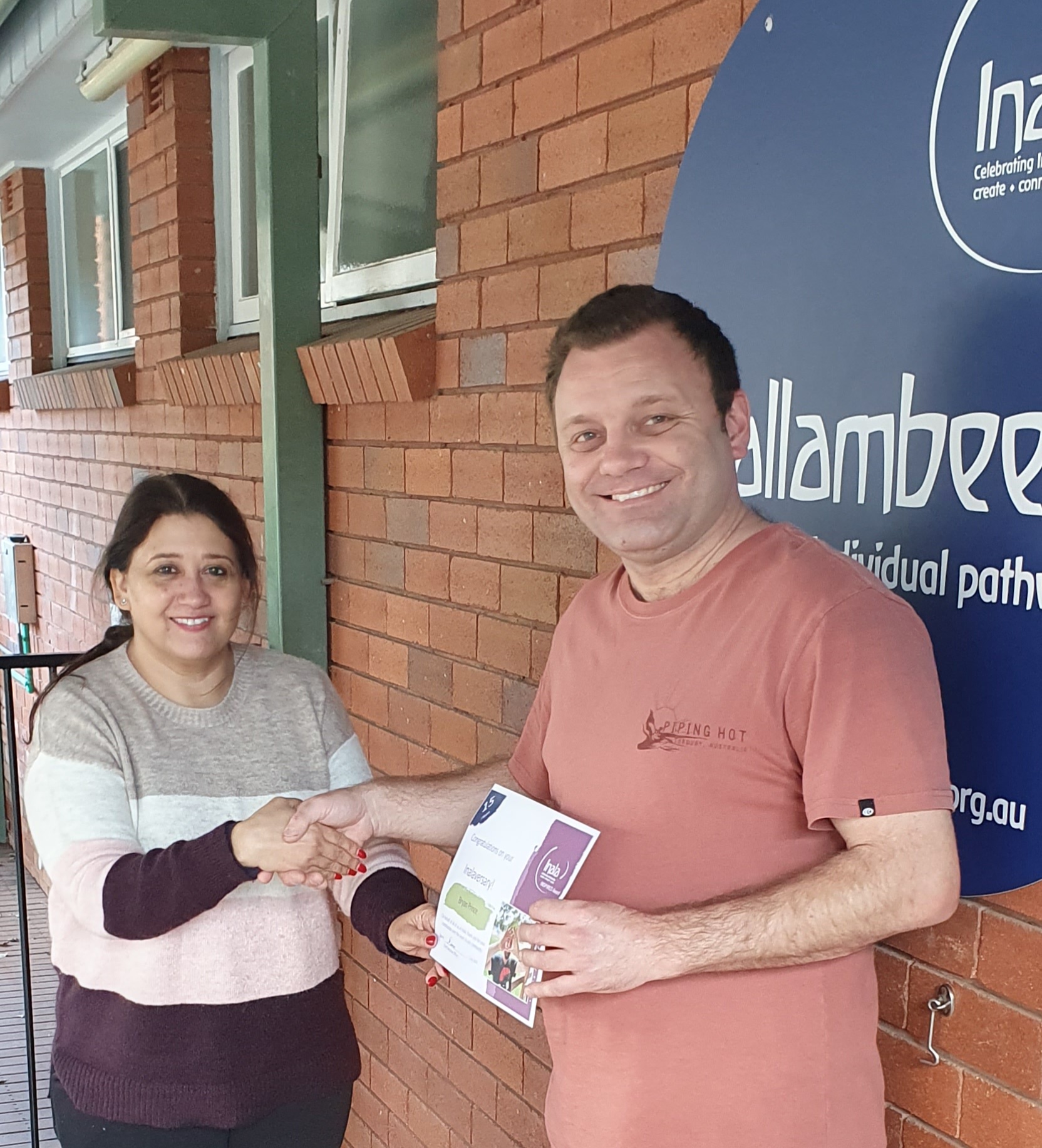 Congratula... - Inala - supporting individuals with disability