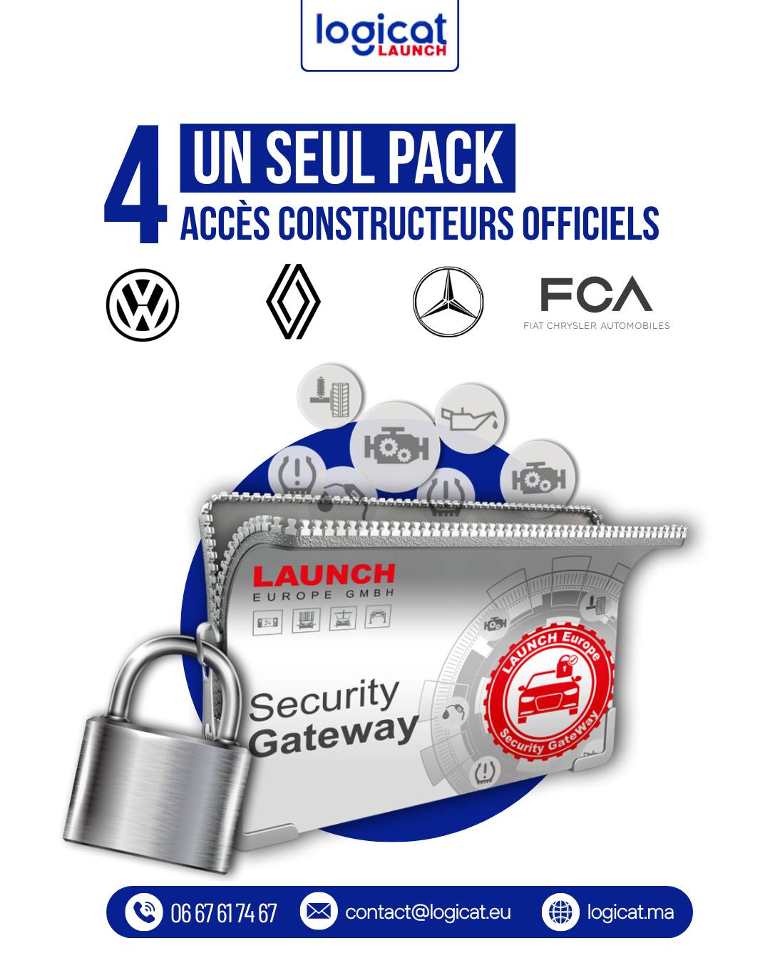 Logicat - 🔐 Accédez au serveur officiel SGW de FCA, Mercedes ...