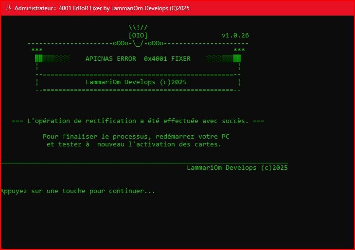LammariOm - 🛠️ 4001 Error Fixer – Solution rapide et testée Vous ...