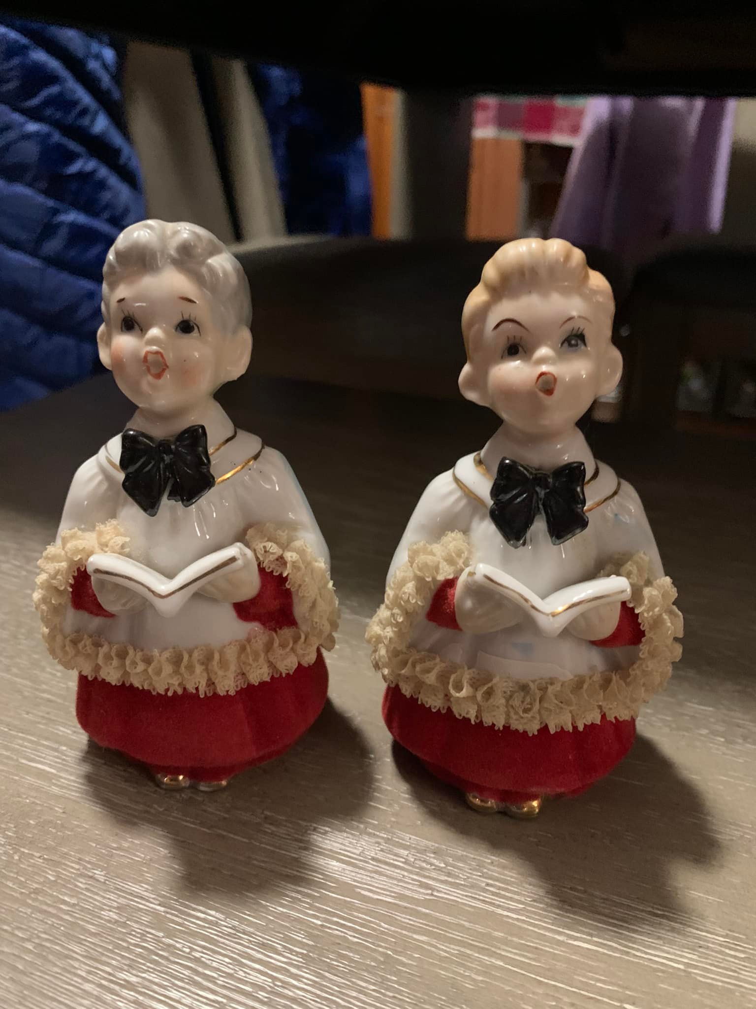 What can anyone tell me about these Japan marked Christmas sets?