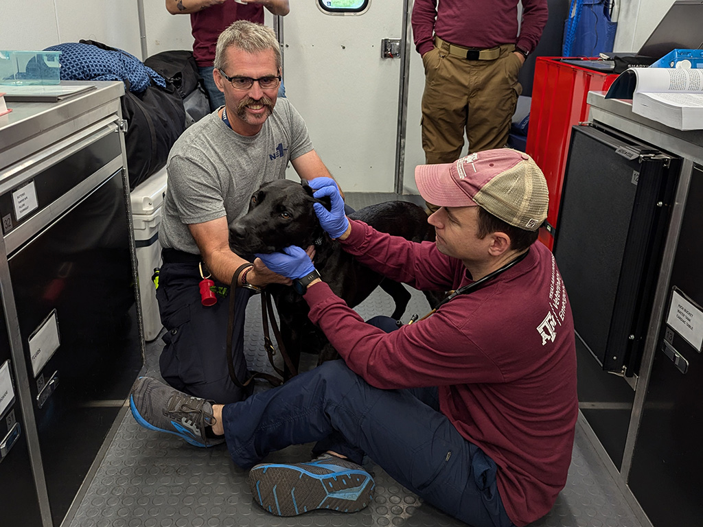 The VET has arrived... - Texas A&M Veterinary Emergency Team