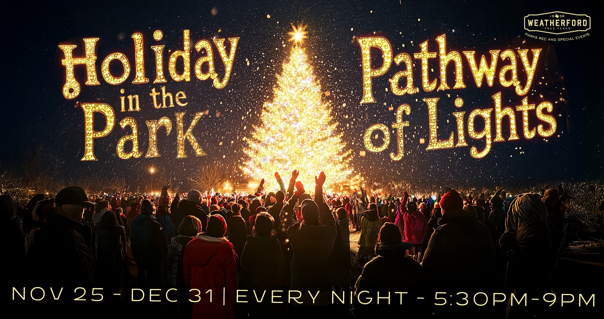 Holiday in the Park - Pathway of Lights