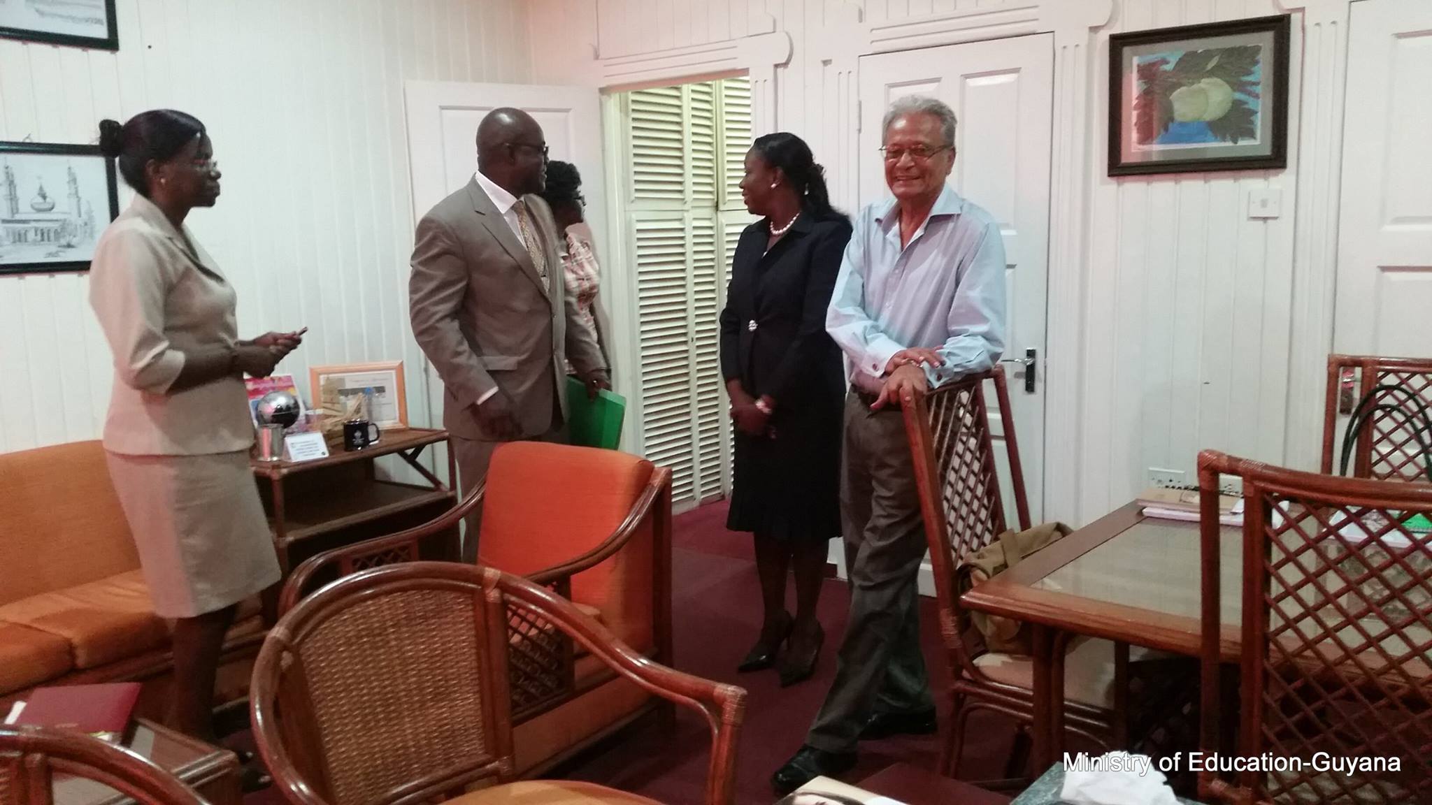 Today, the new Minister... - Ministry of Education - Guyana