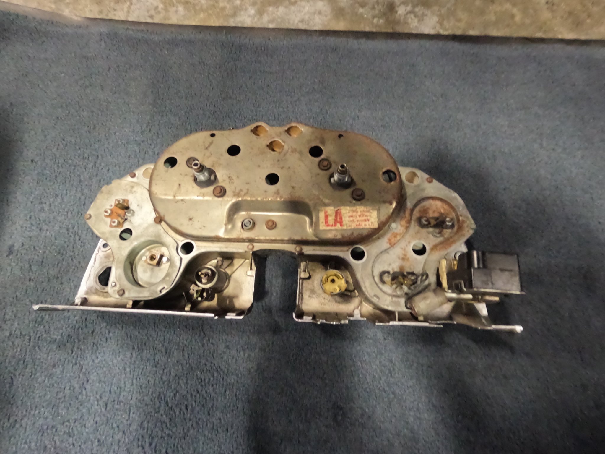 1966 CORVETTE STING-RAY INSTRUMENT CLUSTER AND GLOVE BOX - Car Interior ...