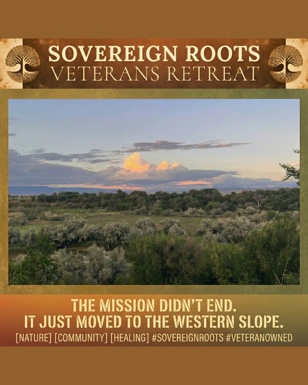 The Veteran Program... - Sovereign Roots: Veterans Retreat | Facebook