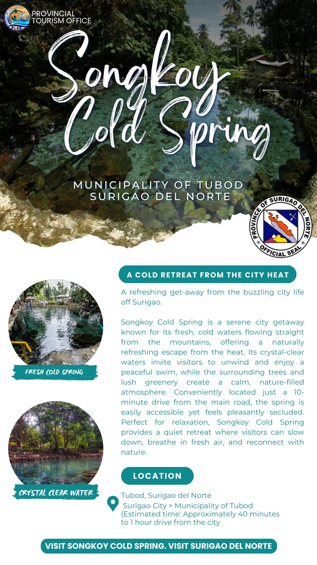 𝐴 𝑐𝑜𝑙𝑑 𝑟𝑒𝑡𝑟𝑒𝑎𝑡 𝑓𝑟𝑜𝑚 𝑡ℎ𝑒 𝑐𝑖𝑡𝑦... - Surigao del Norte Tourism | Facebook