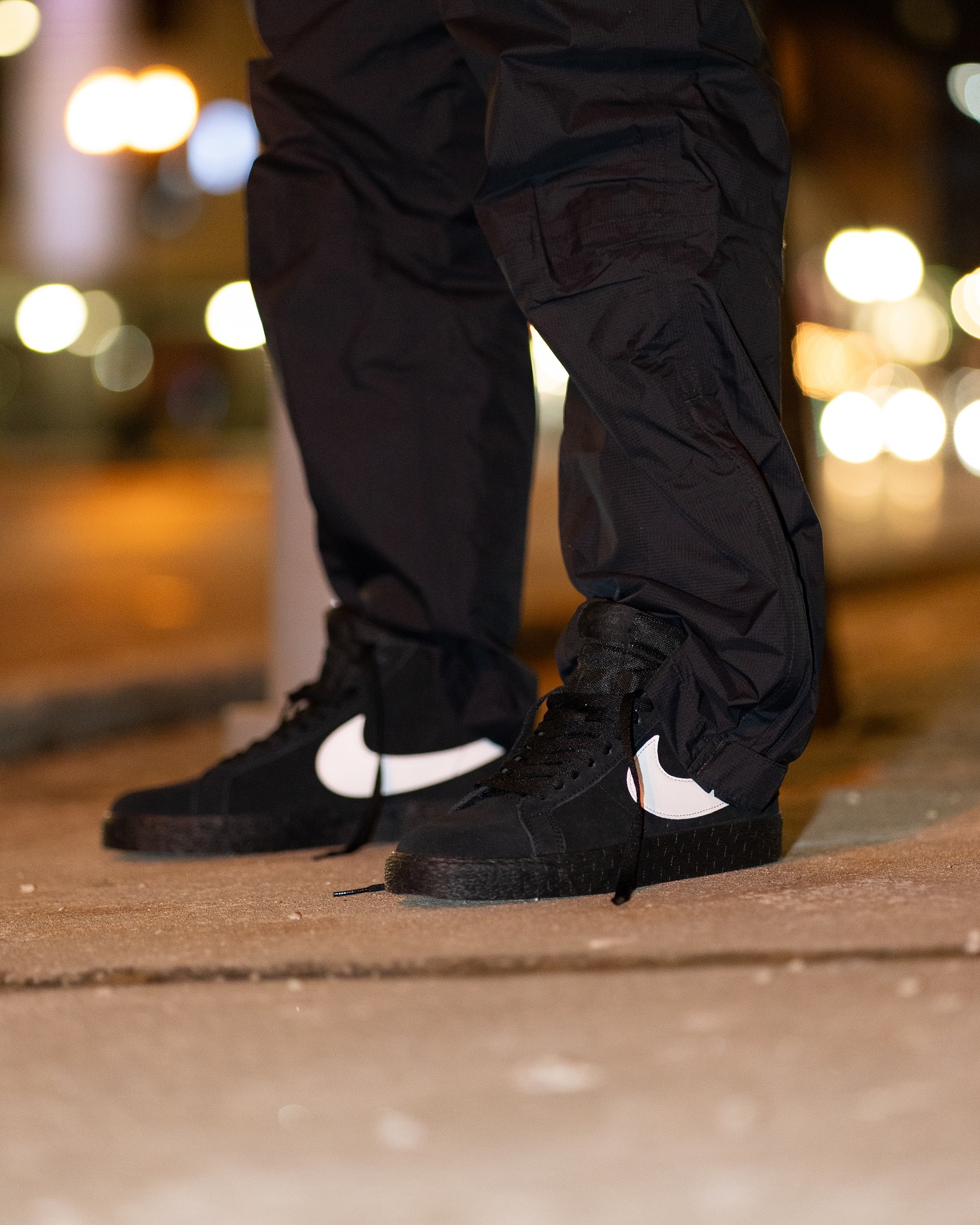nikesb Zoom Blazer Mid Triple Black is back. Sizes 8-13 On sale 