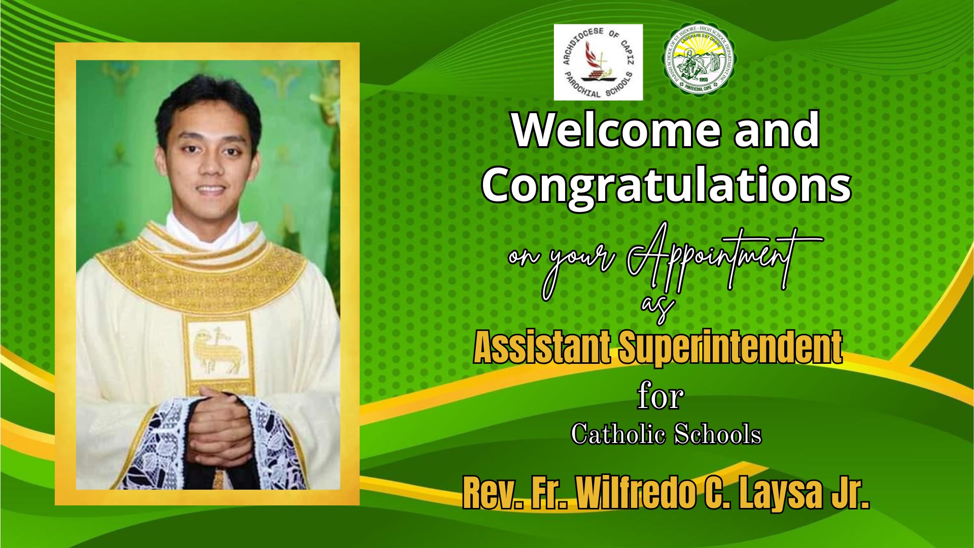 We welcome and congratulate Rev. Fr.... - Pssi-Hs official | Facebook