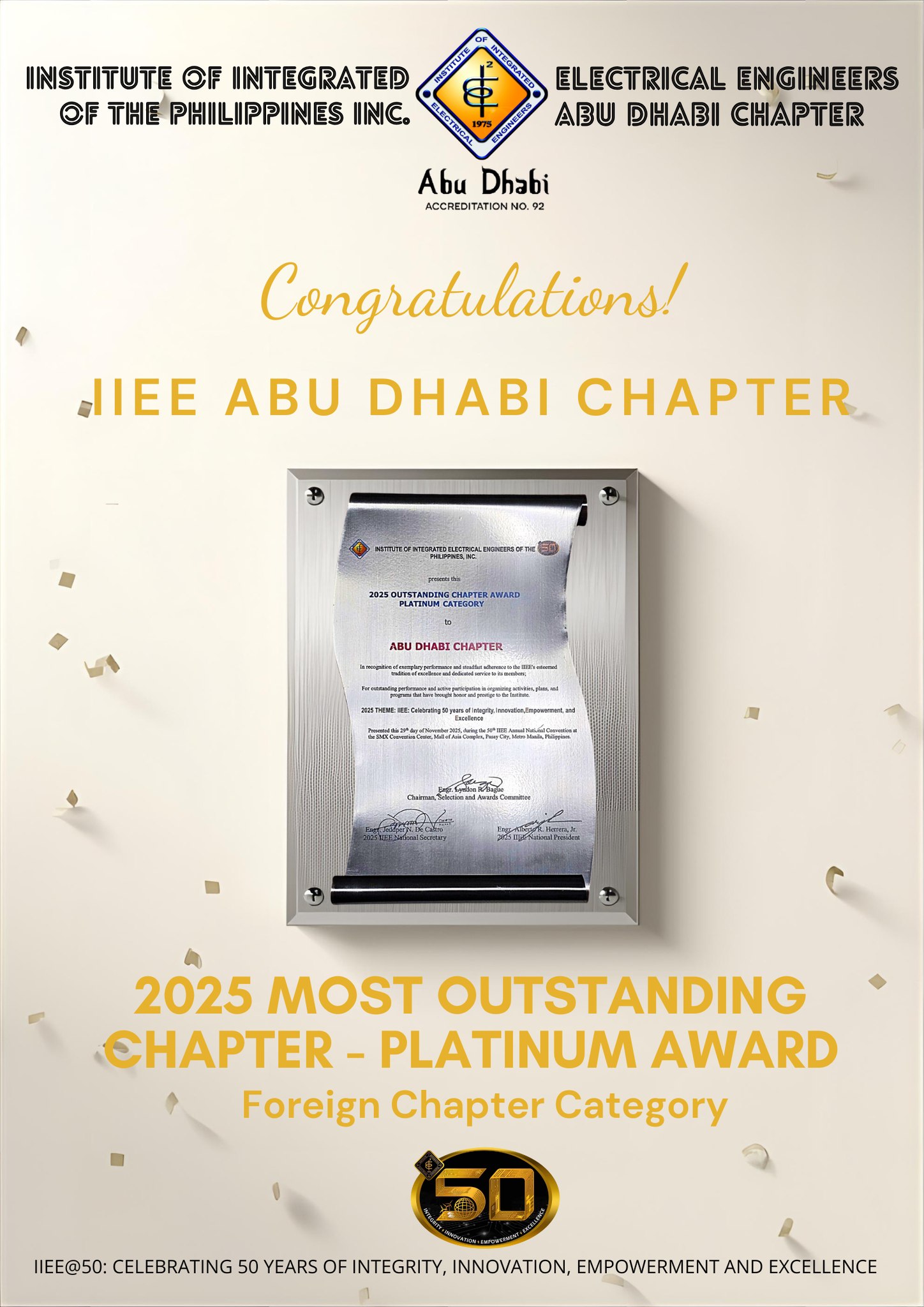 IIEE ABU DHABI CHAPTER added a... - IIEE ABU DHABI CHAPTER