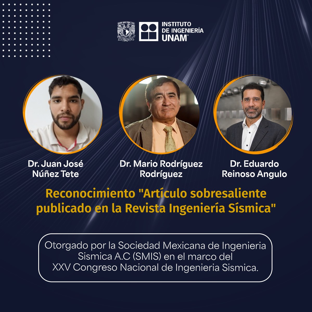 Sociedad Mexicana de Ingeniería Sísmica A. C. - Dentro del marco del XV
