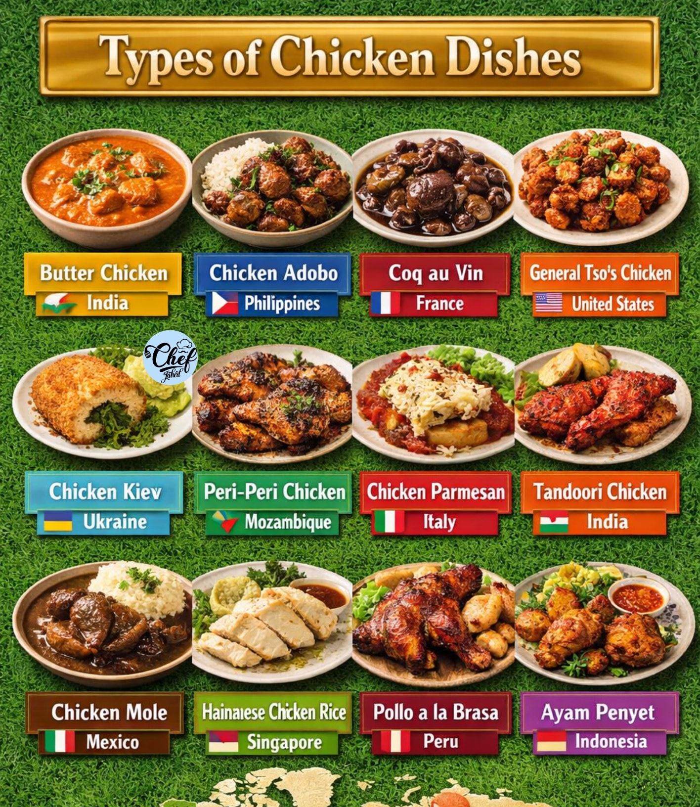Chef - Types of Chicken Dishes Butter Chicken and Tandoori Chicken are ...