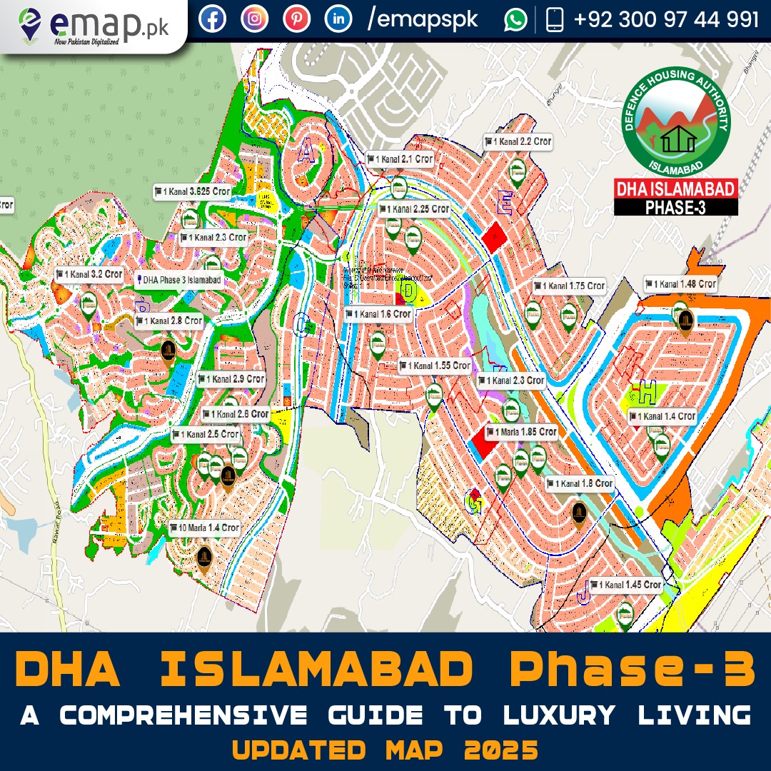 Emap.pk - DHA Islamabad Updated Map 2025 Tap the Link to... | Facebook